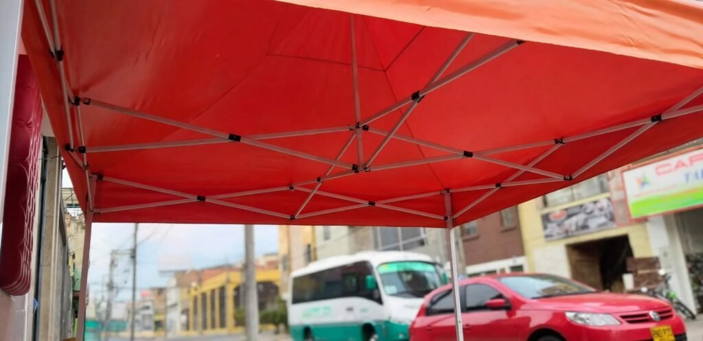 Carpa plegable para eventos y publicidad en Bogotá - Carpas De Cubrir