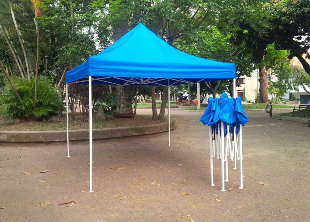 Carpa plegable para eventos y publicidad en Bogotá - Carpas De Cubrir